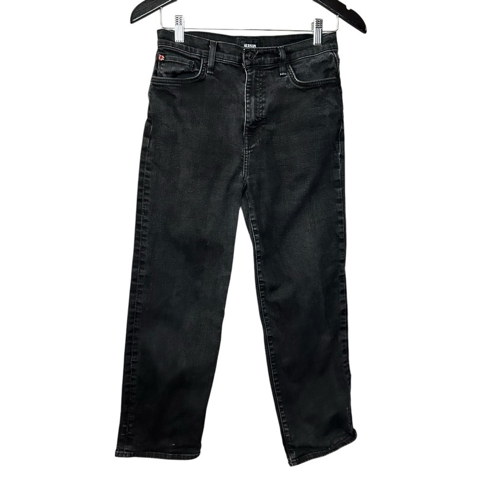 Hudson Valerie Jeans Black Straight Jeans Size 28